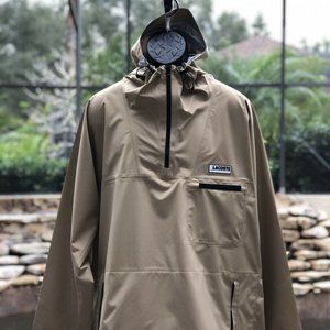 LACOSTE WATER-RESISTANT HOODED 1/4-ZIP WINDBREAKER JACKET [BH1981]